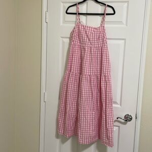 J Crew Factory Seesucker Tie-Back Dress